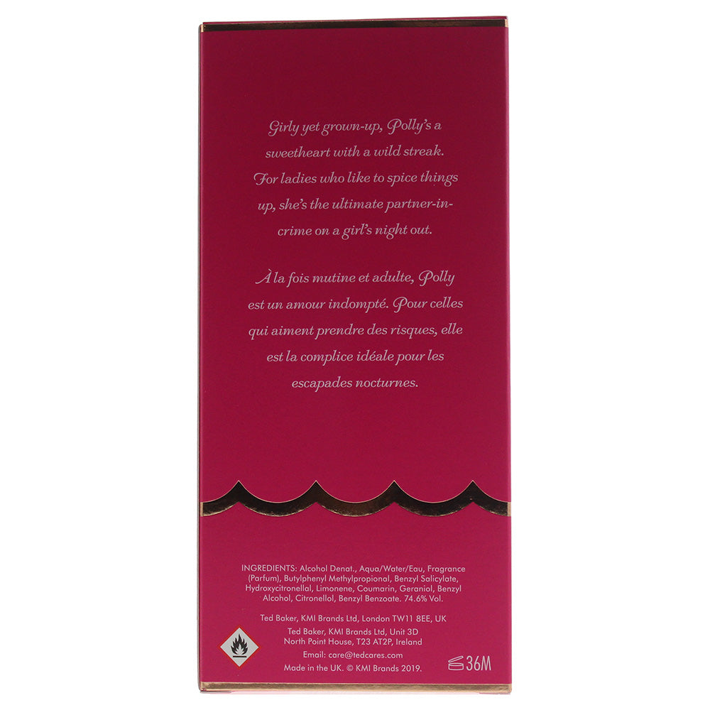Ted Baker Polly Eau de Toilette 50ml - Ingredients