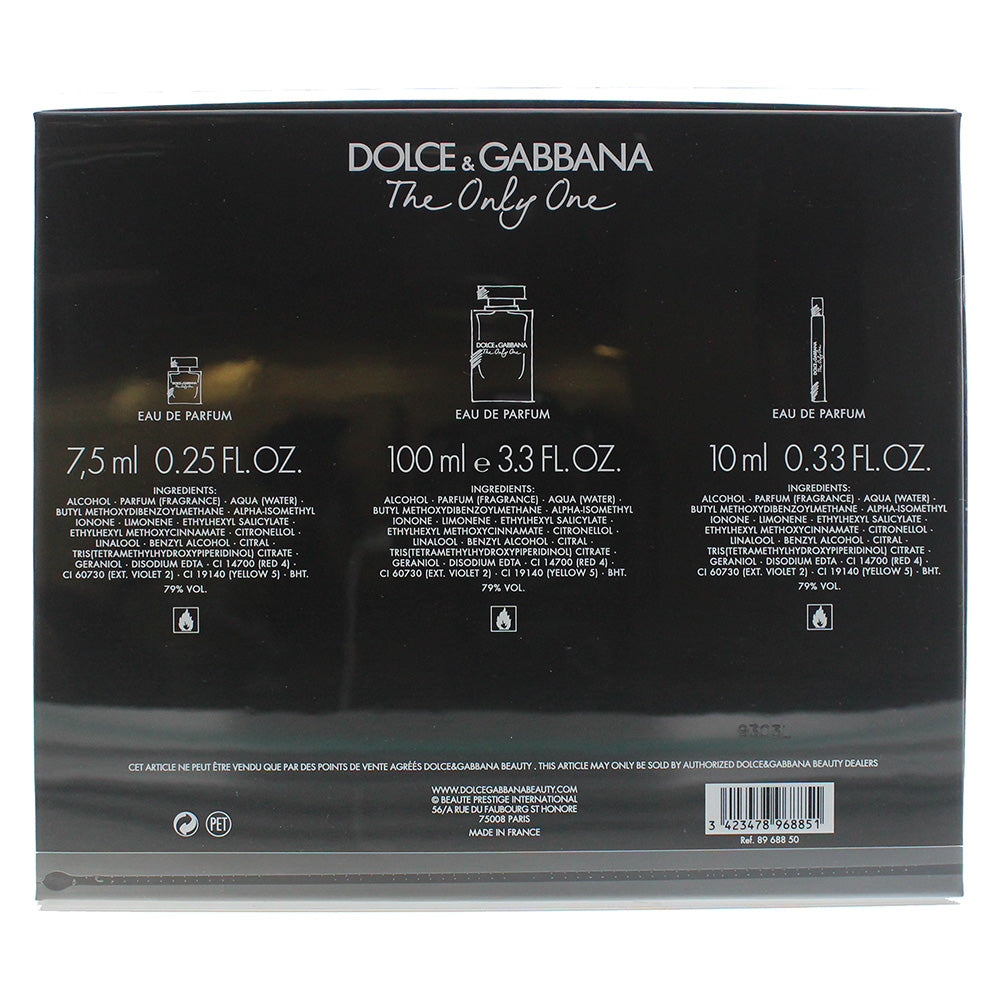 Dolce & Gabbana The Only One 3 Piece Set - Eau de Parfum 100ml - Eau de Parfum 1 - Ingredients