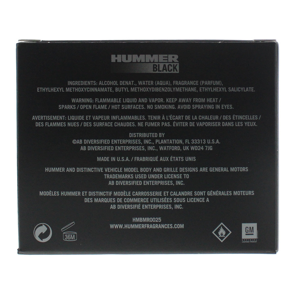 Hummer Black Eau De Toilette 75ml