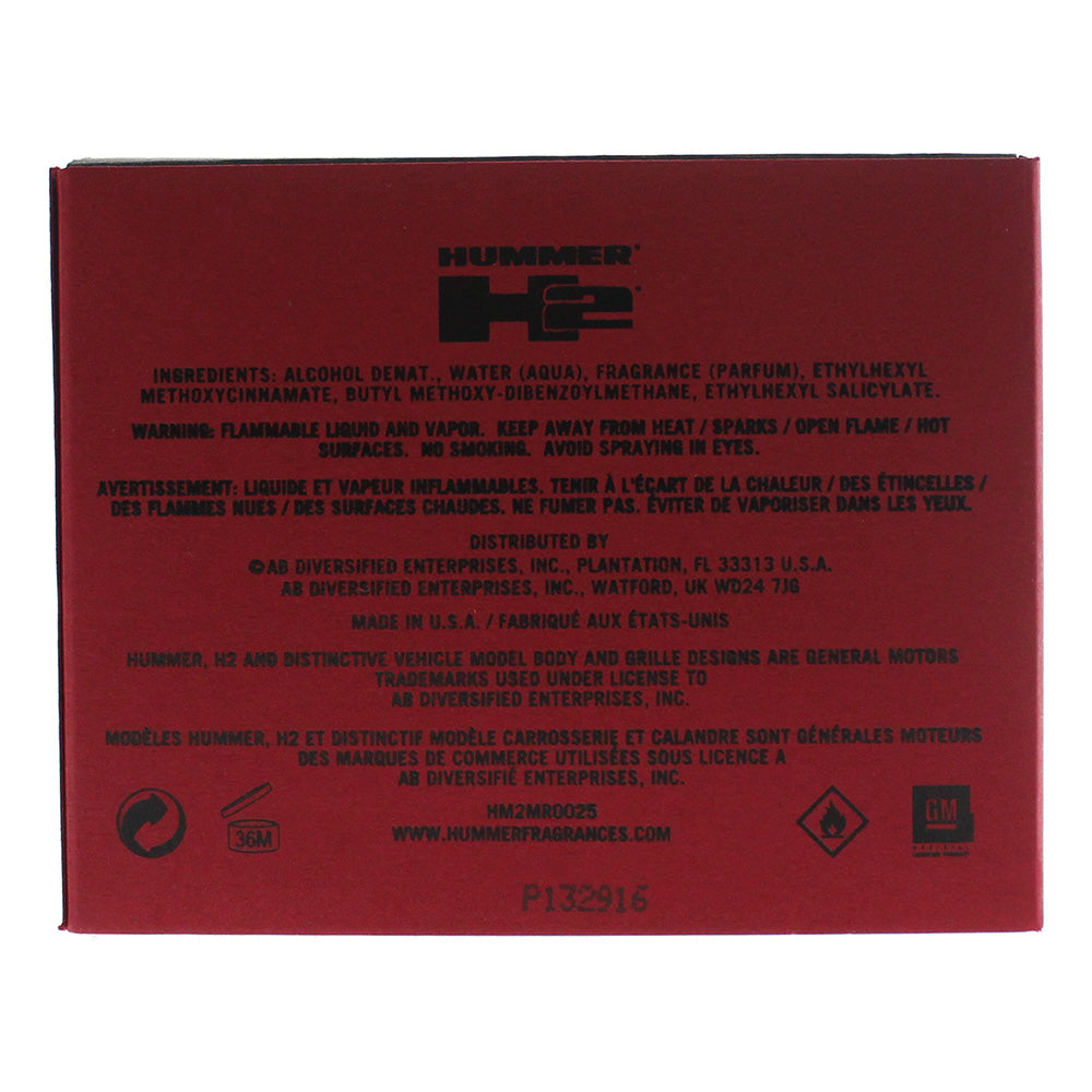 Hummer H2 Eau De Toilette 75ml