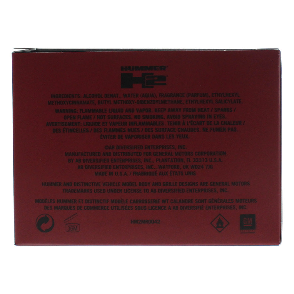 Hummer H2 Eau De Toilette 125ml