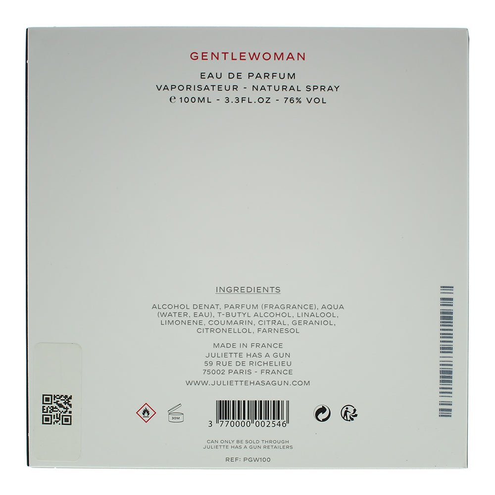 Juliette Has A Gun Gentlewoman Eau De Parfum 100ml