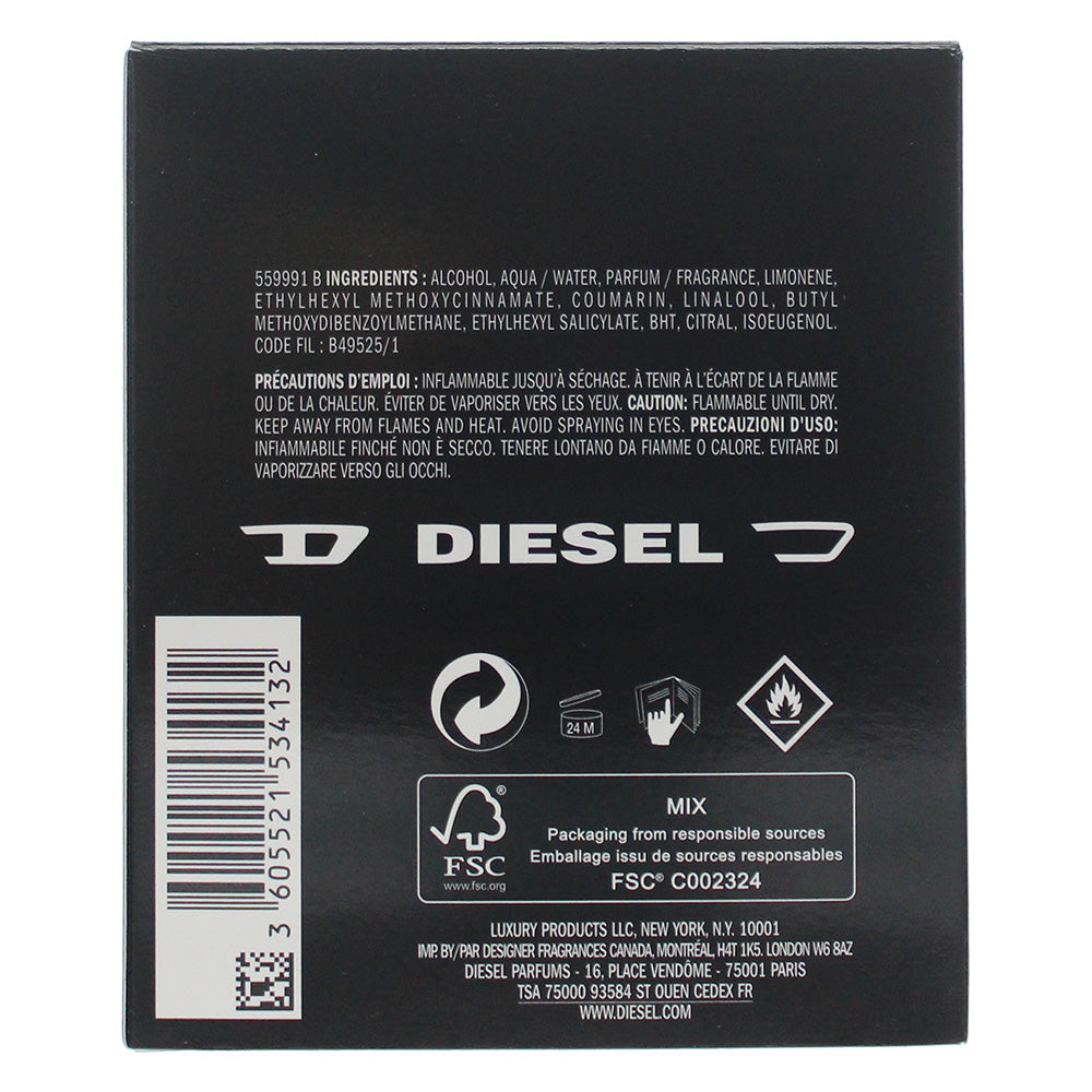 Diesel Only The Brave Tattoo Eau De Toilette 75ml