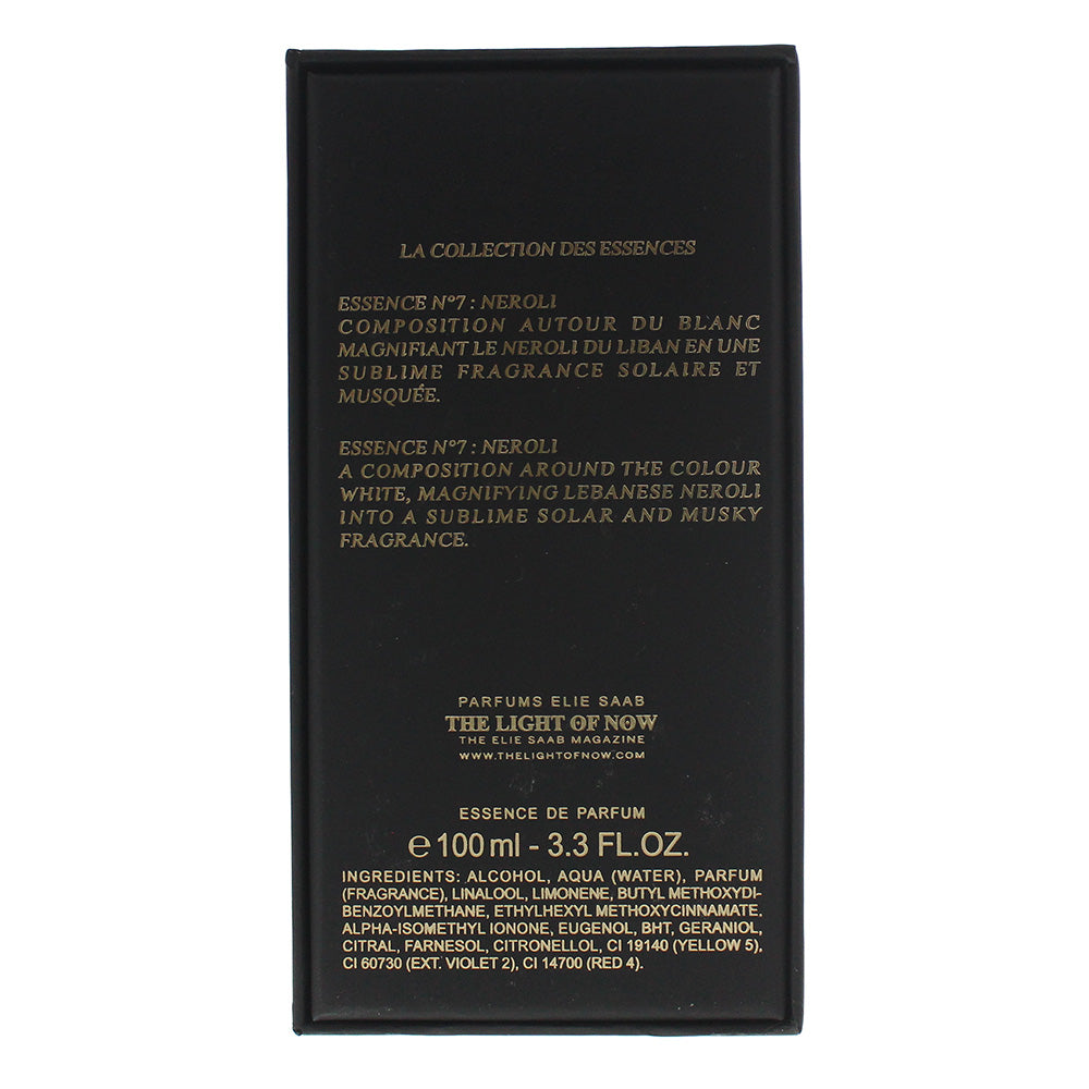Elie Saab La Collection Des Essences Essence No. 7 Neroli Eau de Parfum 100ml - Ingredients