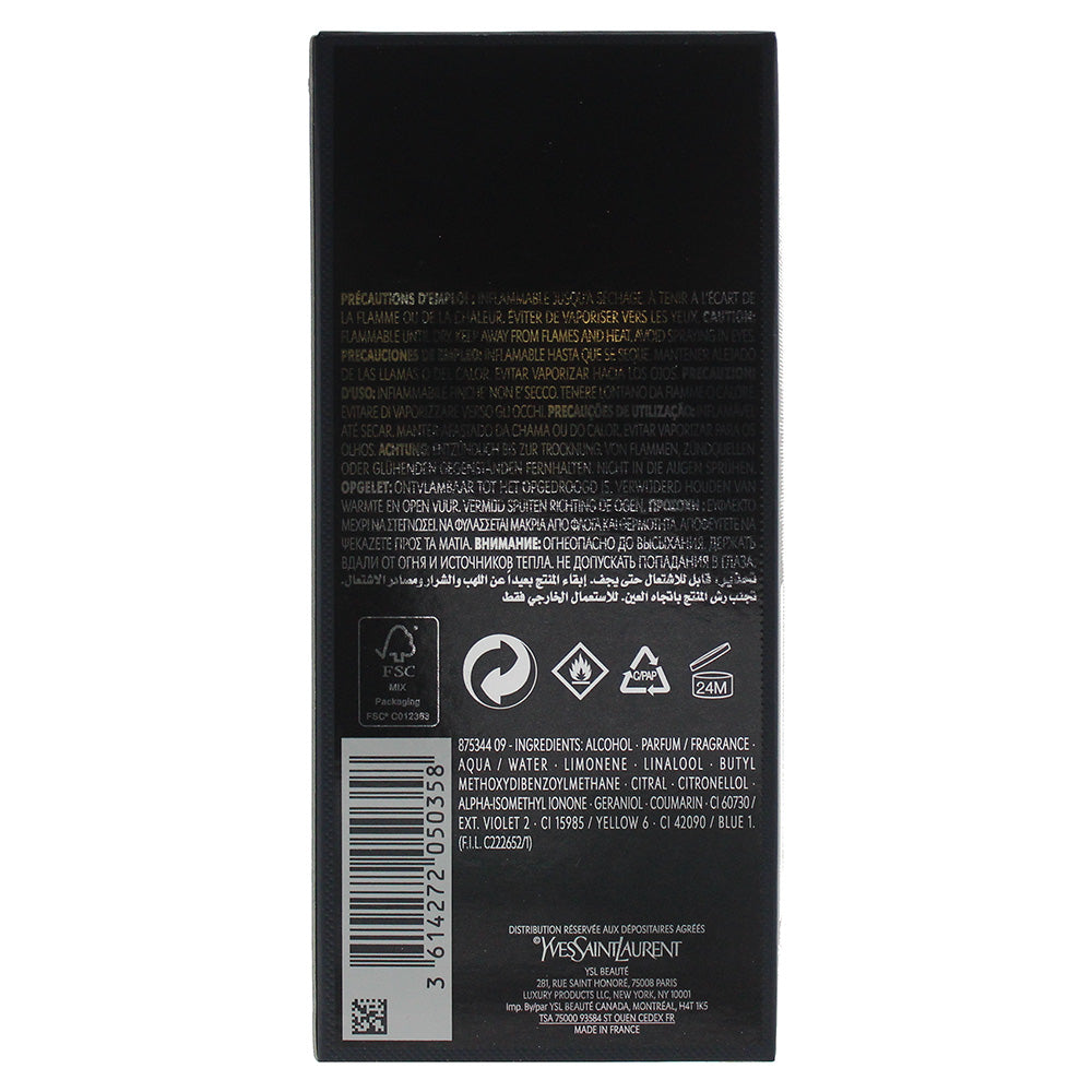 Yves Saint Laurent Y Eau de Parfum 100ml - Ingredients