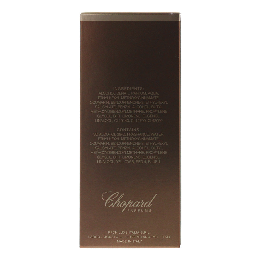 Chopard Amber Malaki Eau de Parfum 80ml - Ingredients