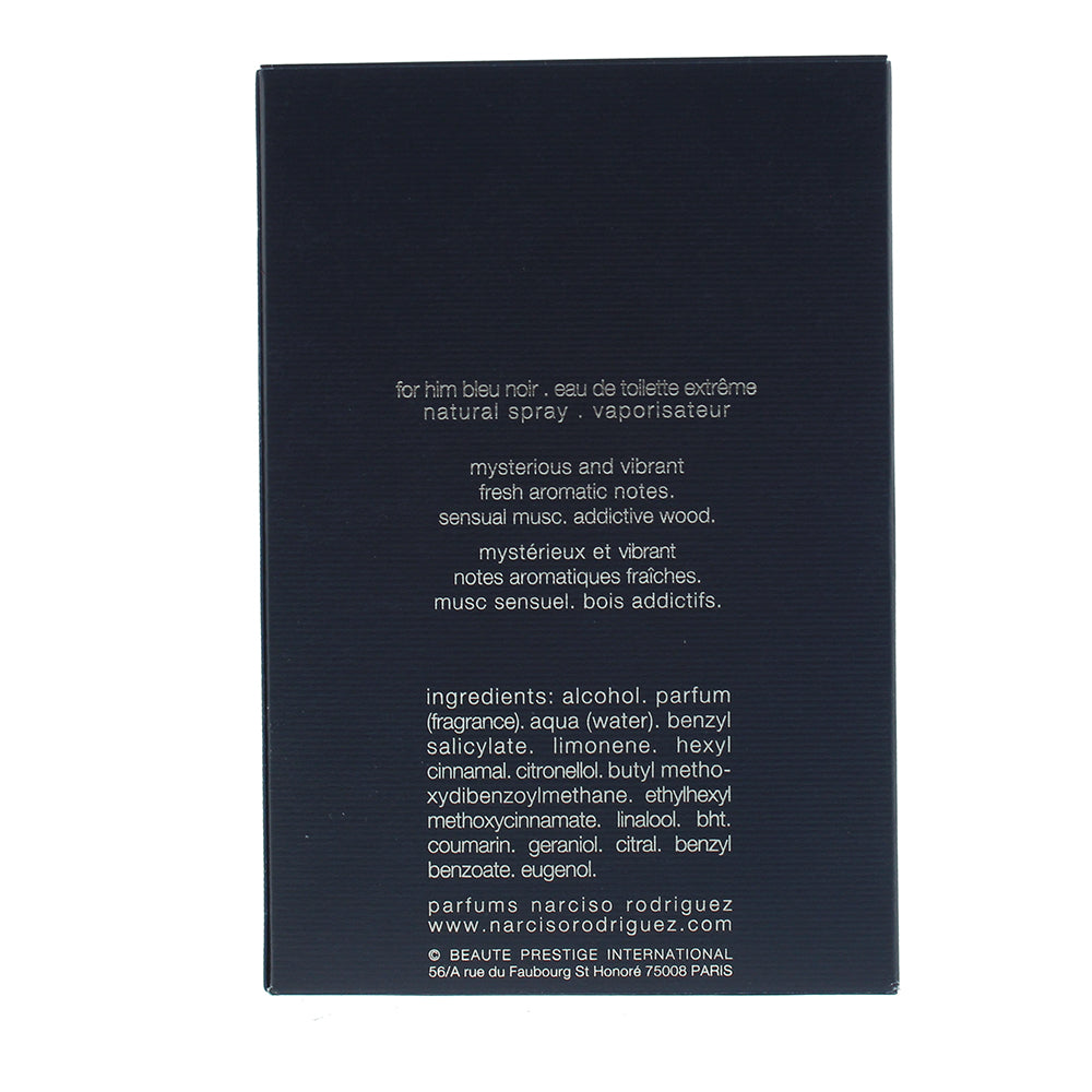 Narciso Rodriguez For Him Bleu Noir Extreme Eau De Toilette 100ml