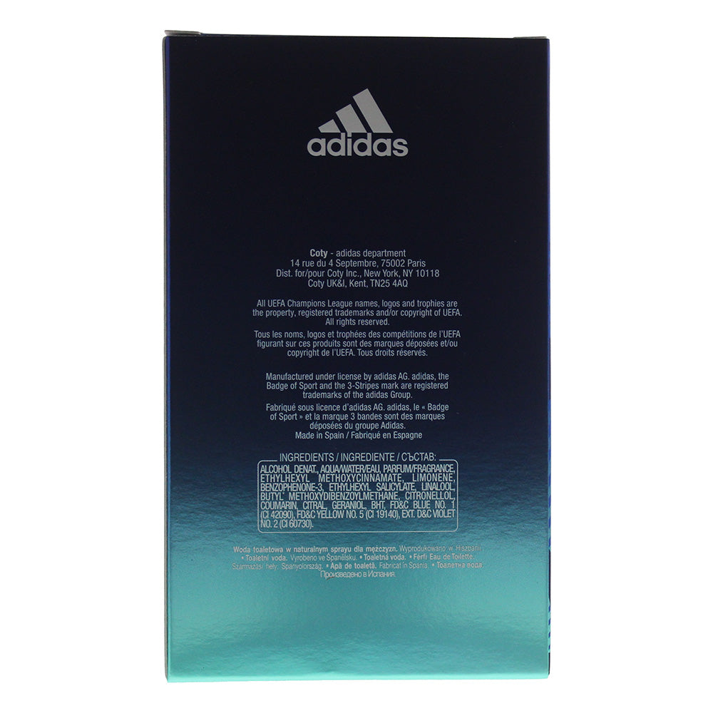 Adidas UEFA Dare Edition Eau De Toilette 100ml