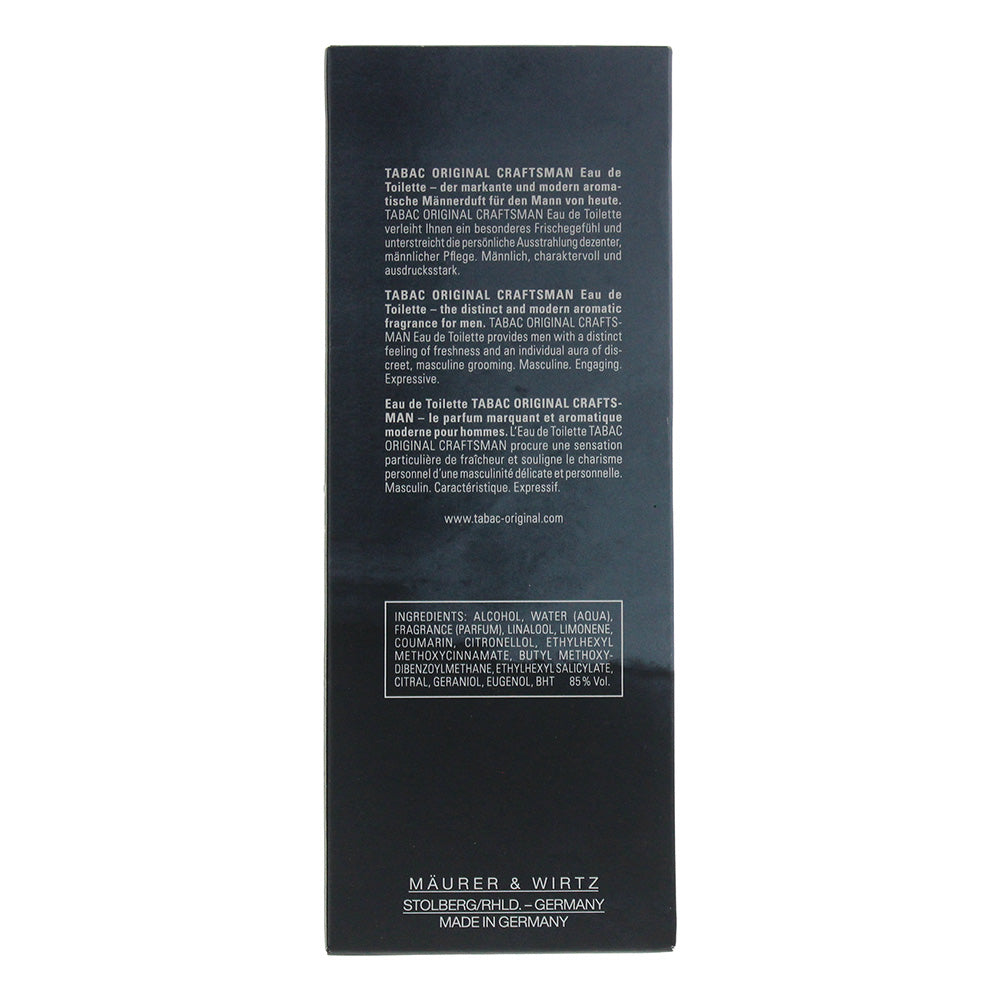 Tabac Craftsman Eau De Toilette 100ml