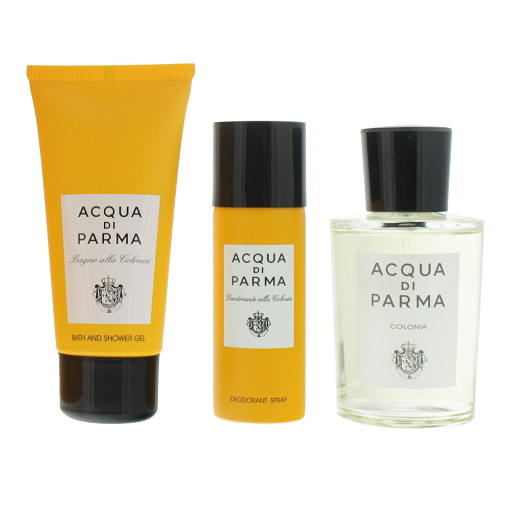 Acqua Di Parma Colonia 3 Piece Eau de Cologne 100ML Bath & Shower Gel 75ML Deodo - Product