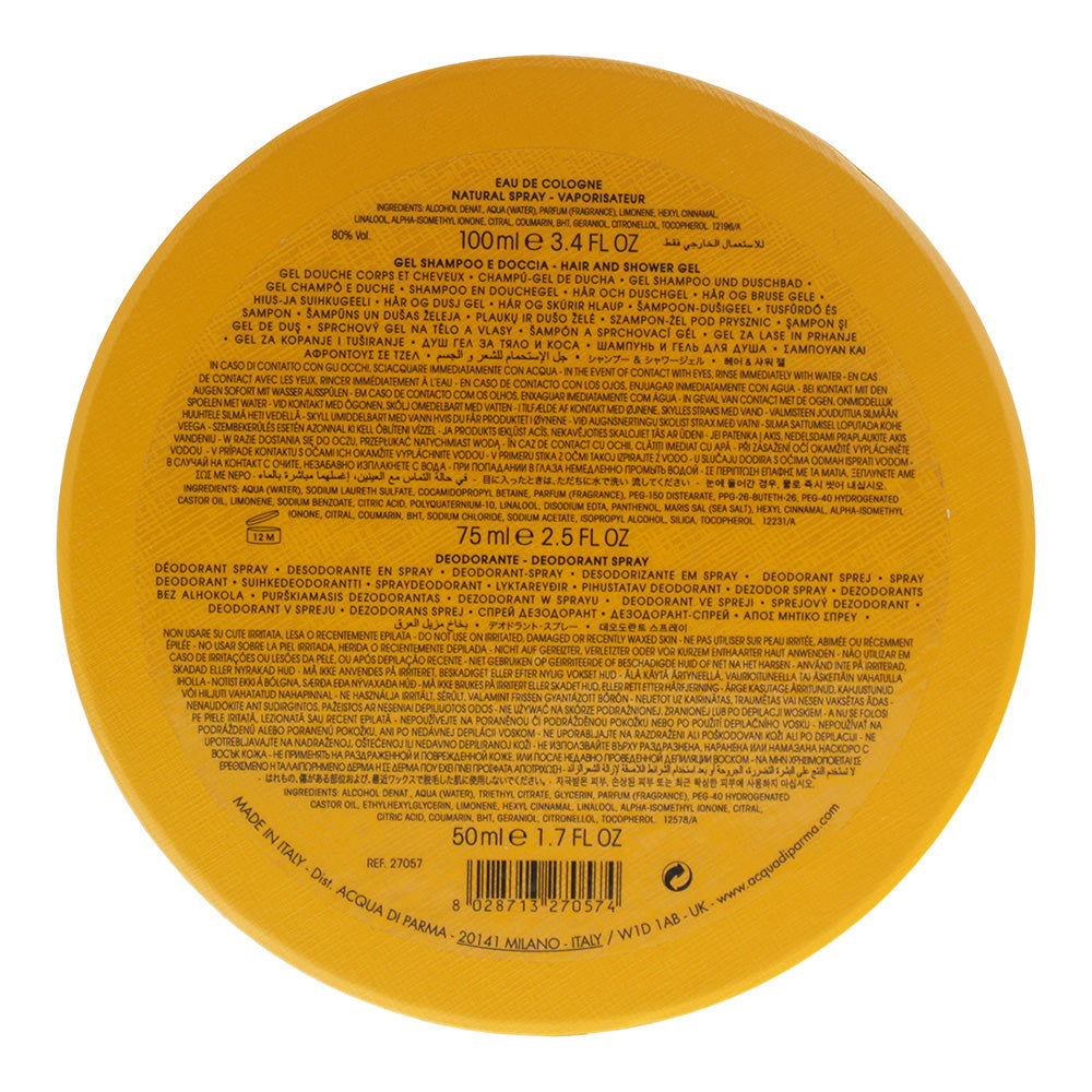 Acqua Di Parma Colonia Pura 3 Piece Eau de Cologne 100ML Shower Gel 75ML Deodorant Spray 50ML
