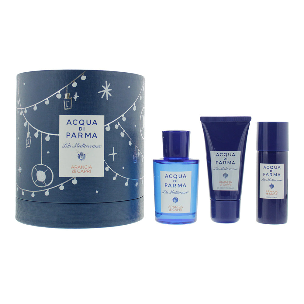 Acqua Di Parma Blu Mediterraneo Arancia Di Capri 3 Piece Eau de Toilette 75ML Sh