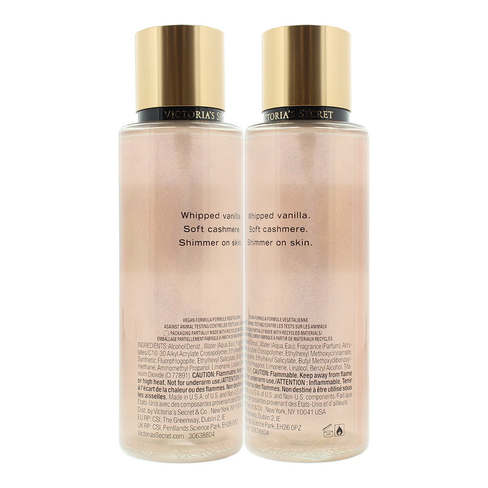 Victoria's Secret Bare Vanilla Shimmer Fragrance Mist 250ml - Ingredients