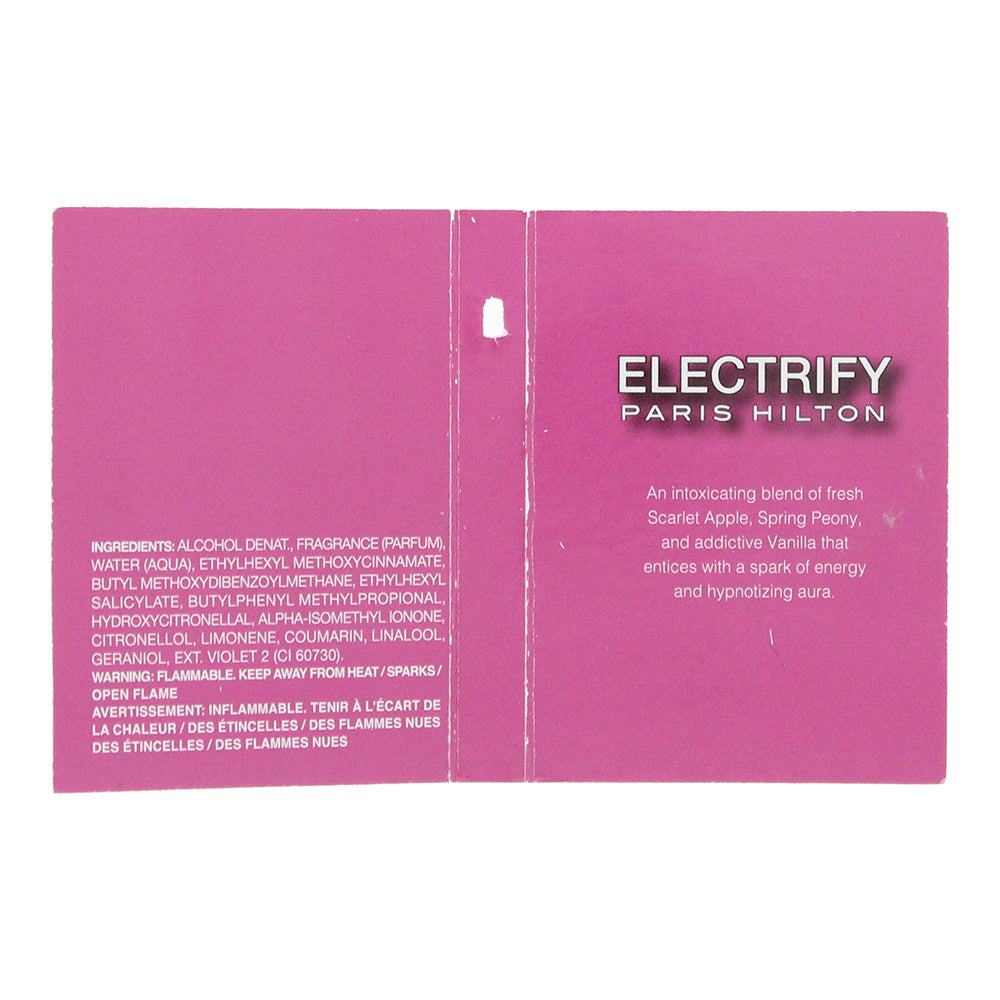 Paris Hilton Electrify Vial Eau de Parfum 1.5ml