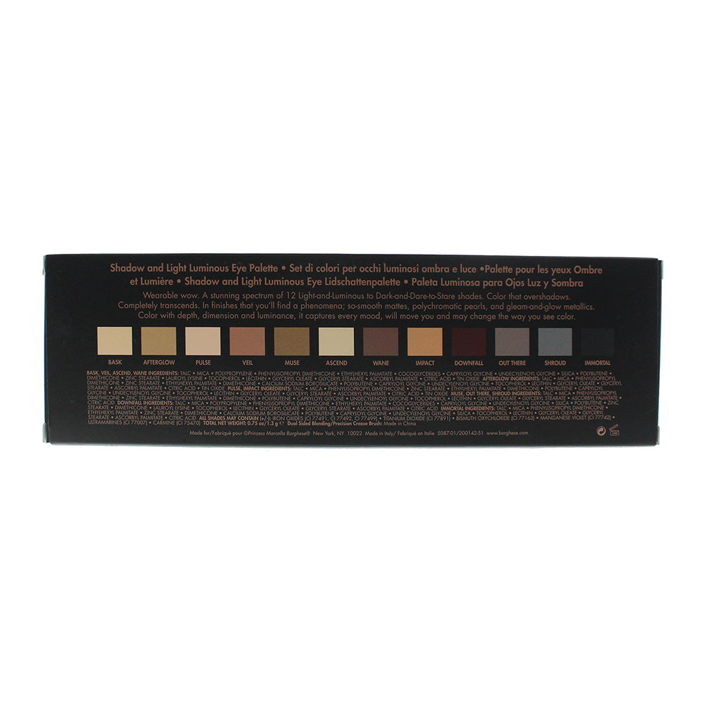 Borghese Eclissare Color Eclipse Eye Shadow Palette 12 Shades