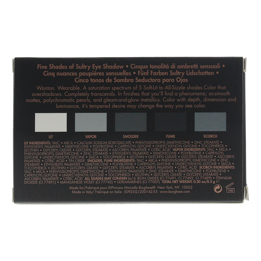 Borghese Eclissare Color Sultry Eye Shadow Palette 5 Shades
