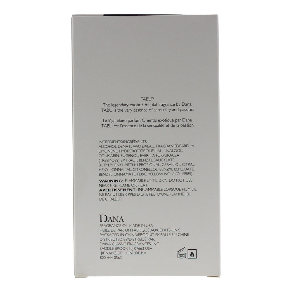 Dana Tabu Eau De Cologne 89ml