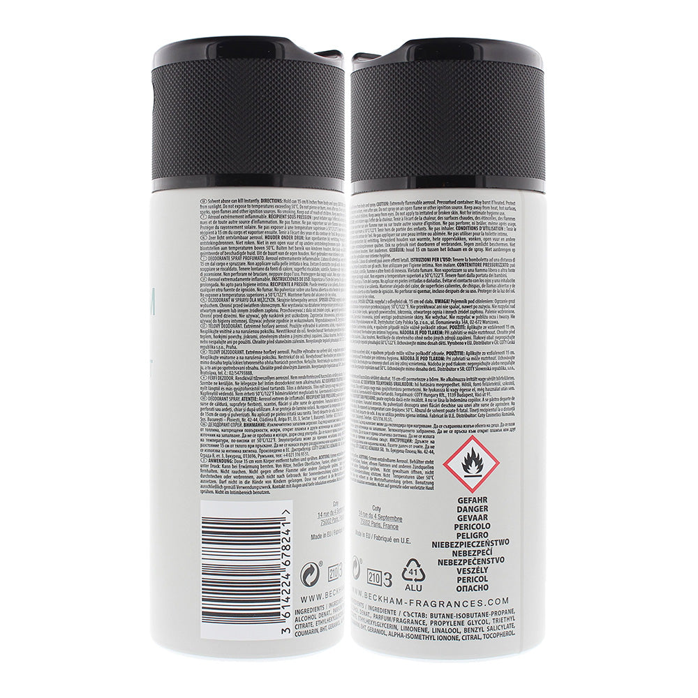 David Beckham Inspired By Respect Deodorant Spray 150ml