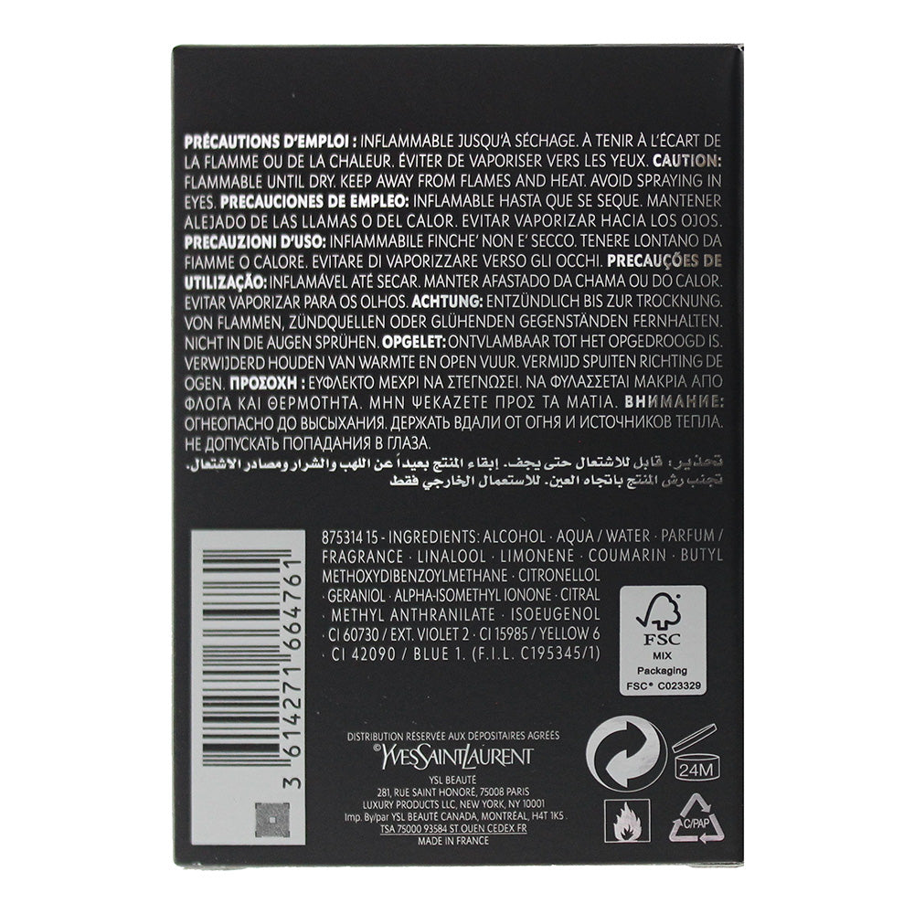 Yves Saint Laurent La Nuit De L'Homme Eau Electrique Eau De Toilette 100ml