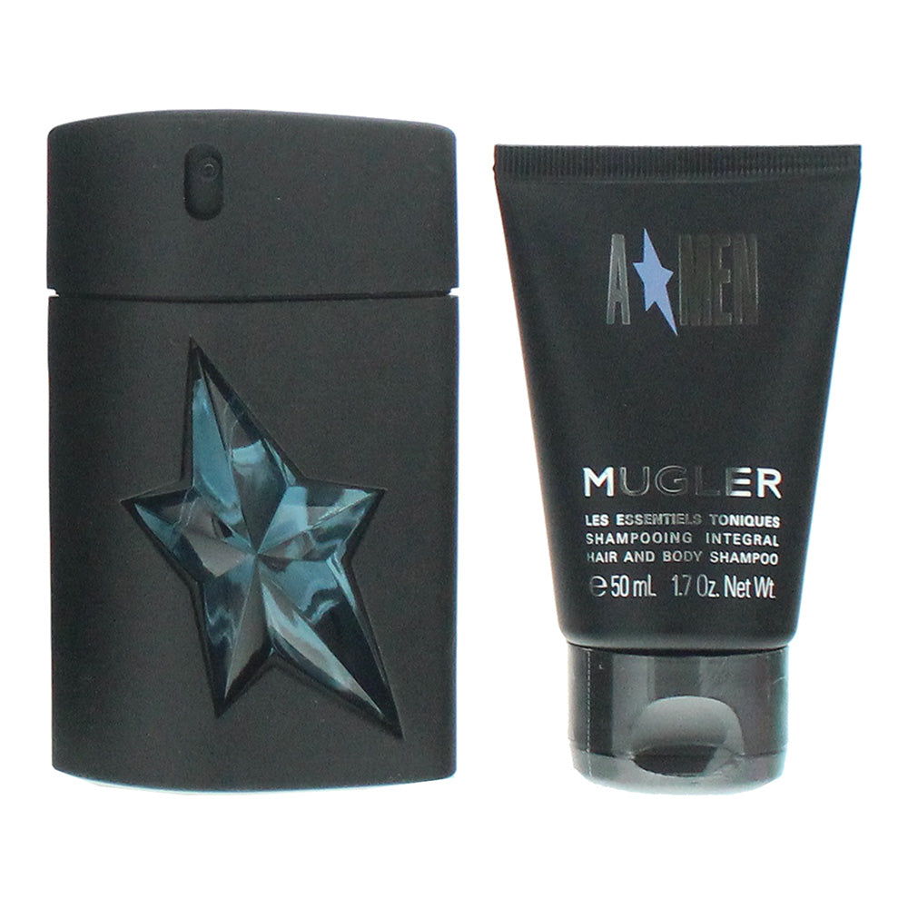 Mugler A*Men Eau de Toilette 2 Piece Gift Set: Eau de Toilette 50ml - Shampoo 50 - Product