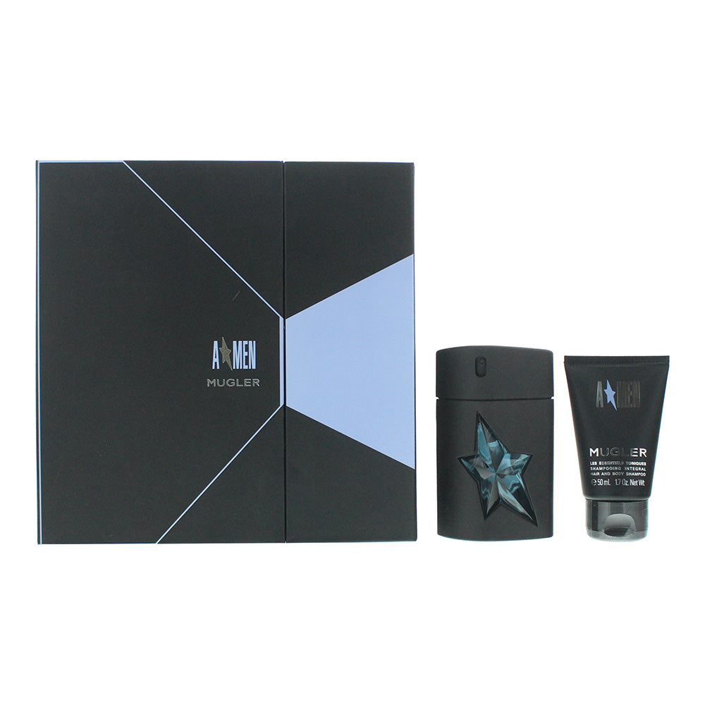 Mugler A*Men Eau de Toilette 2 Piece Gift Set: Eau de Toilette 50ml - Shampoo 50