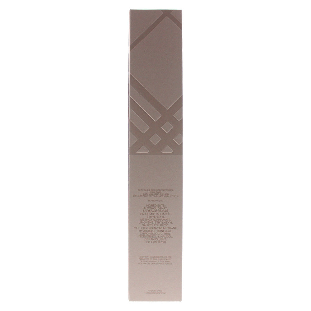 Burberry Body Tender Eau de Toilette 85ml - Ingredients