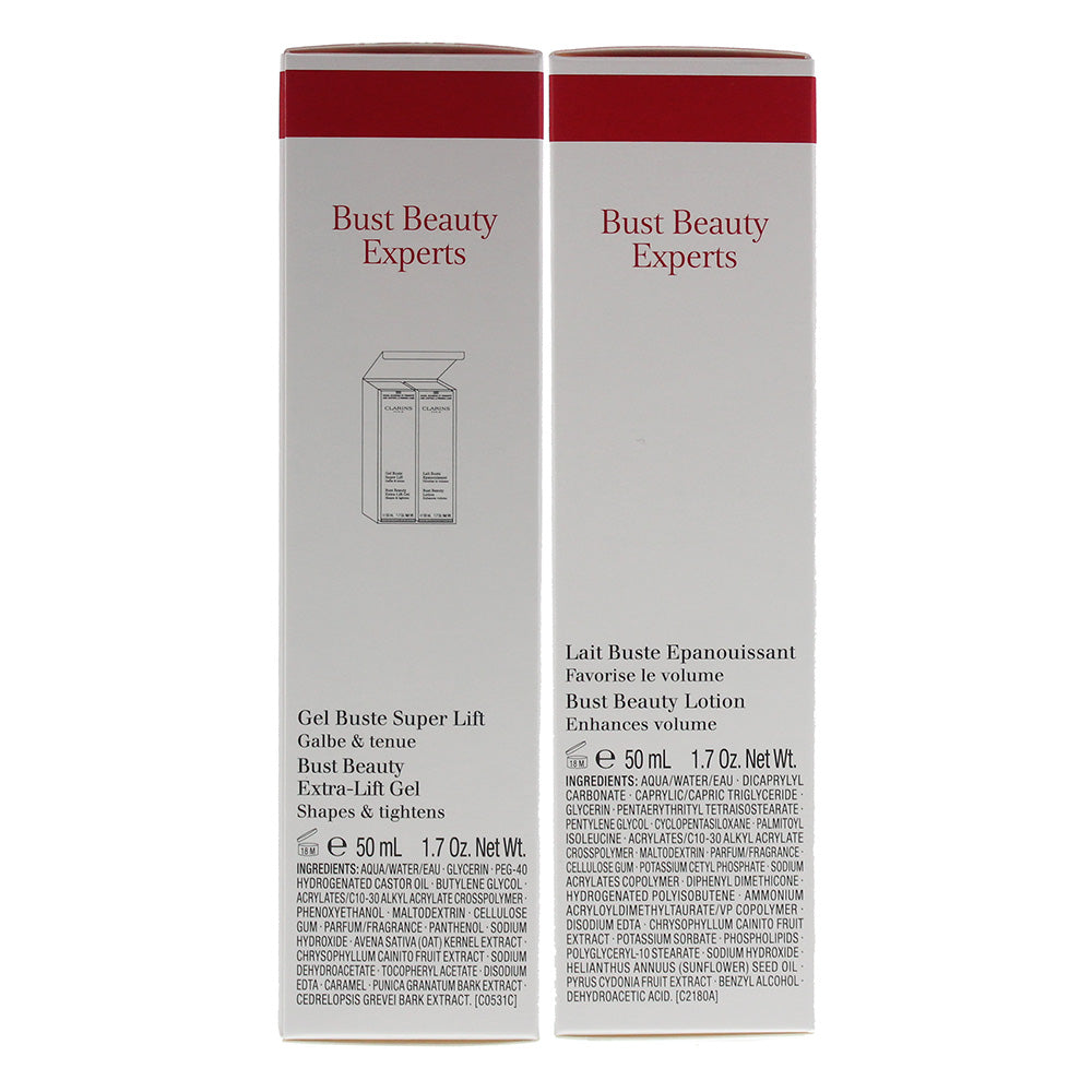 Clarins 2 Piece Gift Set: Bust Beauty Lotion 50ml - Bust Beauty Lifting Gel 50ml