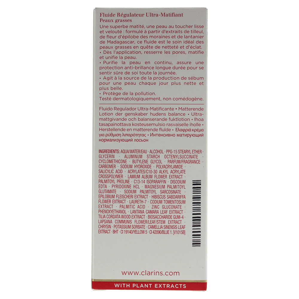 Clarins Ultra Matte Rebalancing Lotion 50ml for Oily Skin