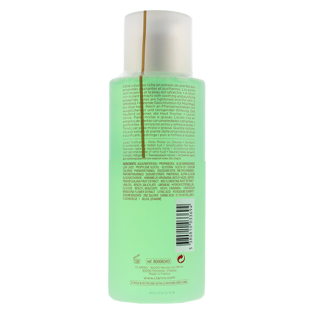 Clarins Toning Lotion 400ml for Combination/Oily Skin