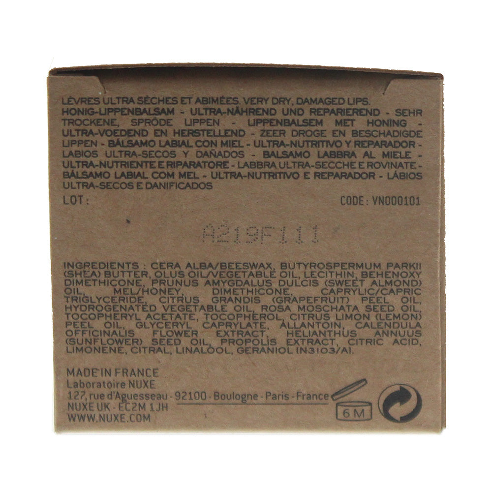 Nuxe Rêve De Miel Ultra Nourishing Honey Lip Balm 15g