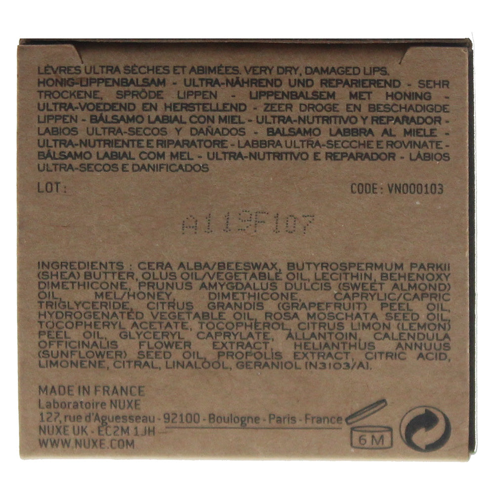 Nuxe Rêve De Miel Ultra Nourishing Honey Lip Balm 15g