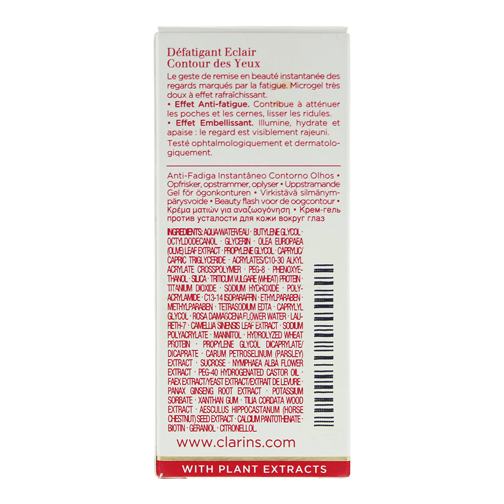 Clarins Eye Revive Beauty Flash 20ml - Ingredients