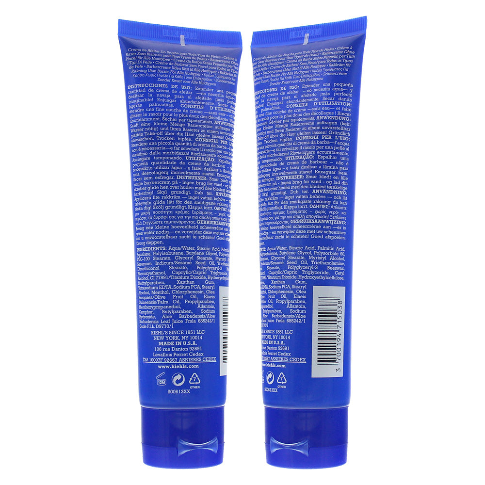 Kiehl's Close-Shavers Squadron White Eagle Shaving Cream 150ml