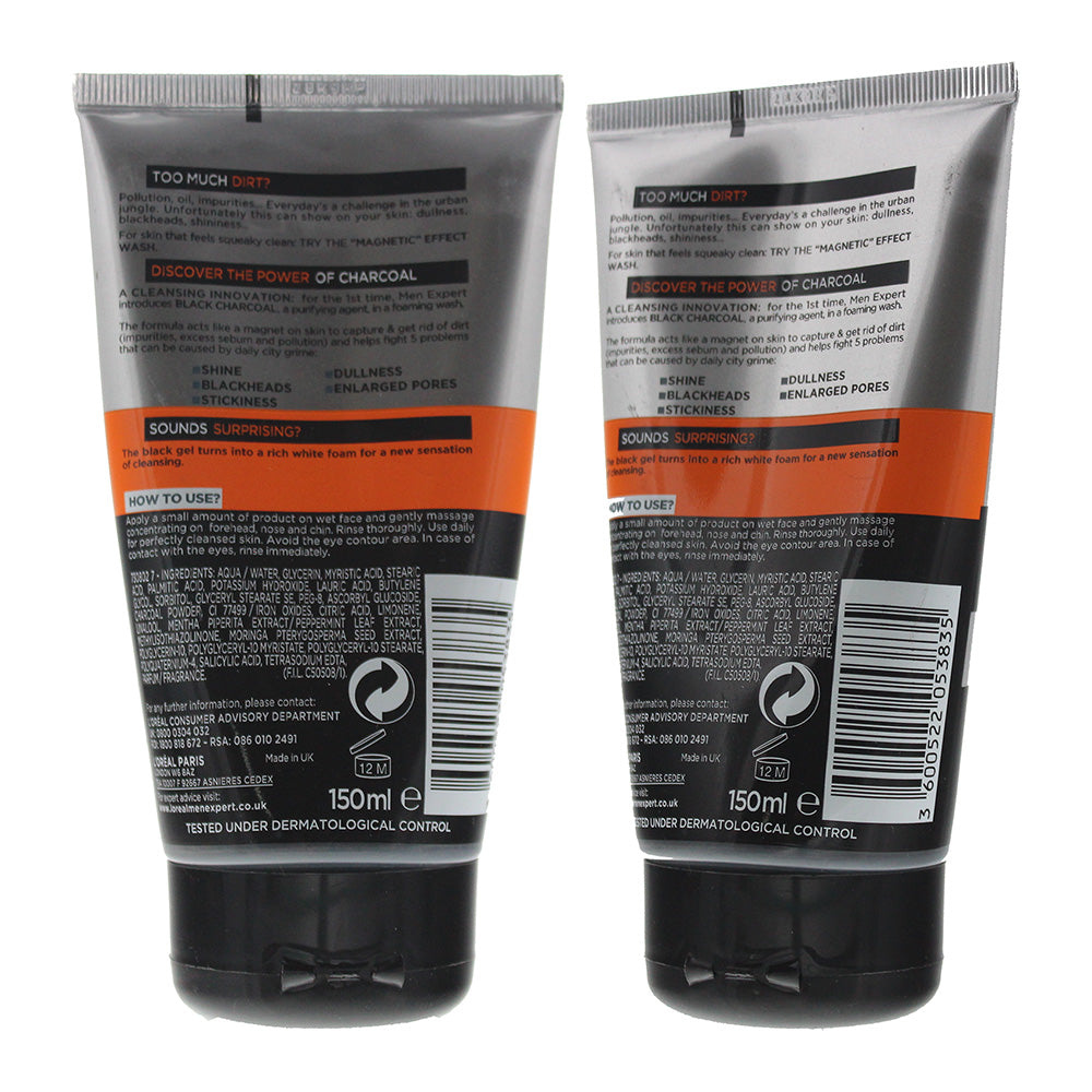 L'oreal Men Expert Hydra Energetic Charcoal Cleansing Gel 150ml