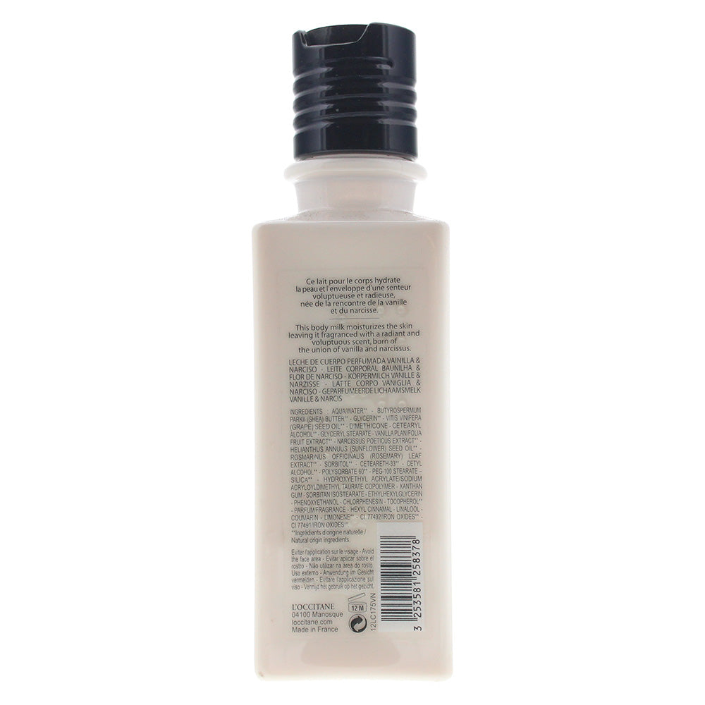 L'occitane Vanille & Narcisse Body Milk 175ml