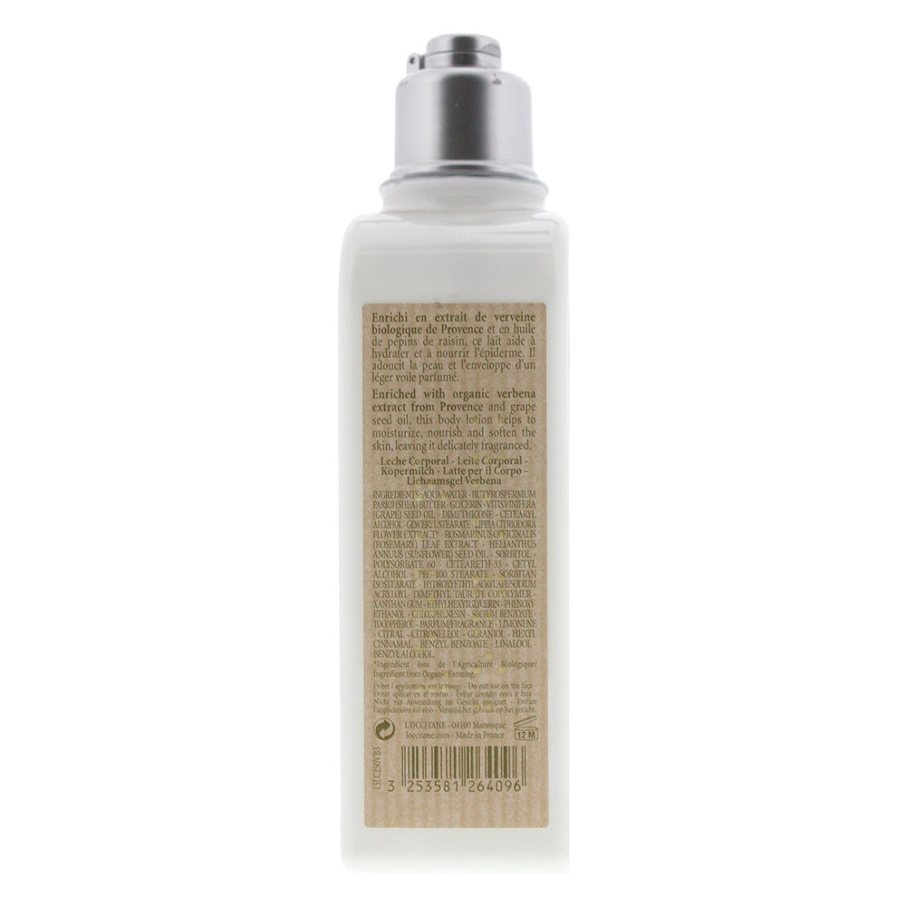 L'occitane Verbena Body Lotion 250ml