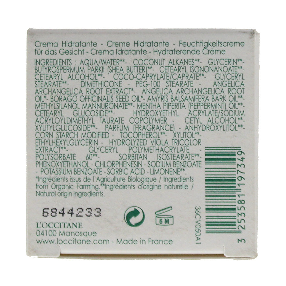 L'occitane Angelica Moisturising Cream 50ml