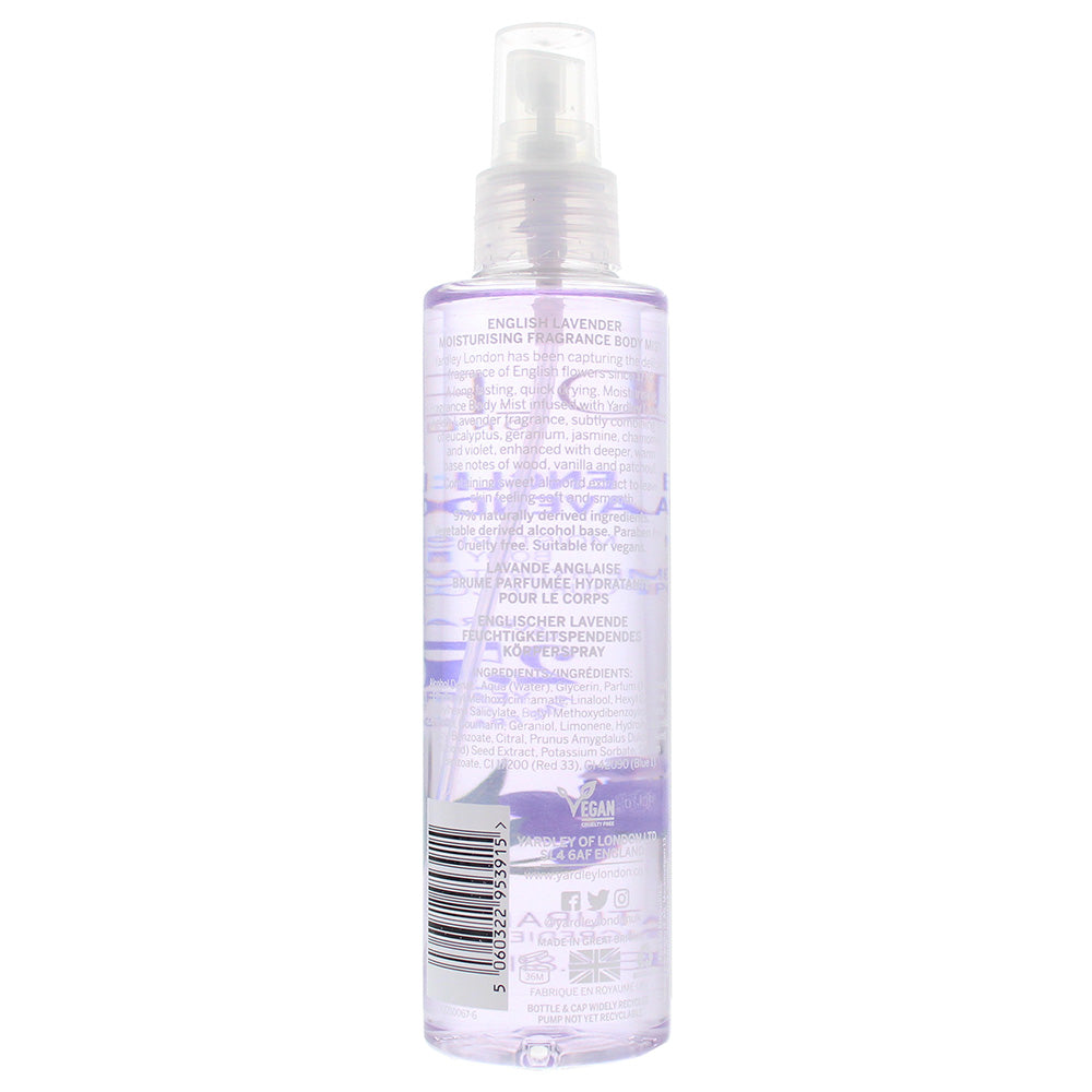 Yardley Lavender Body Mist 200ml