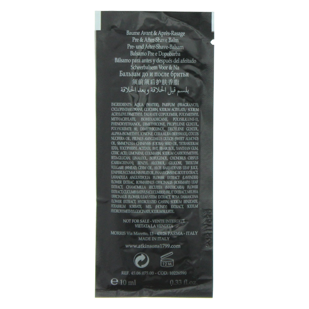 Atkinsons The Grooming Collection Aftershave Balm 10ml