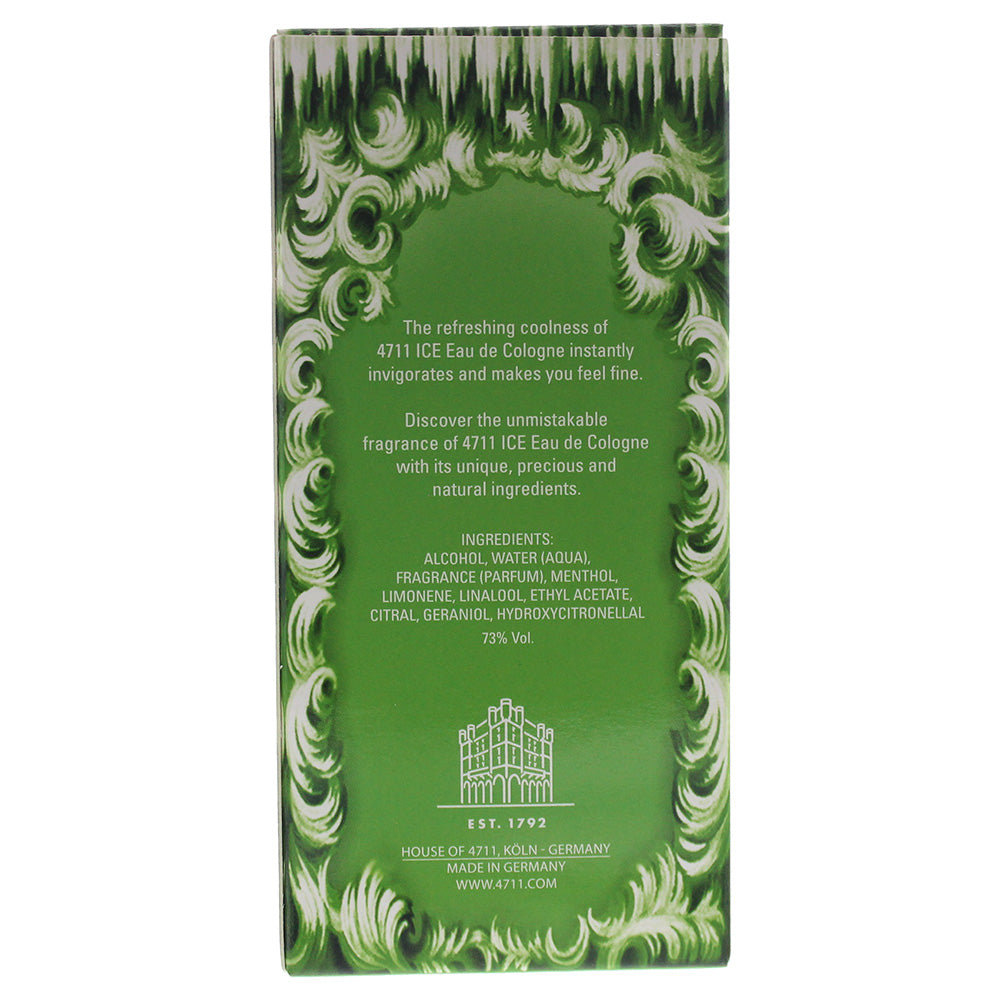 4711 Ice Green Eau De Cologne 100ml