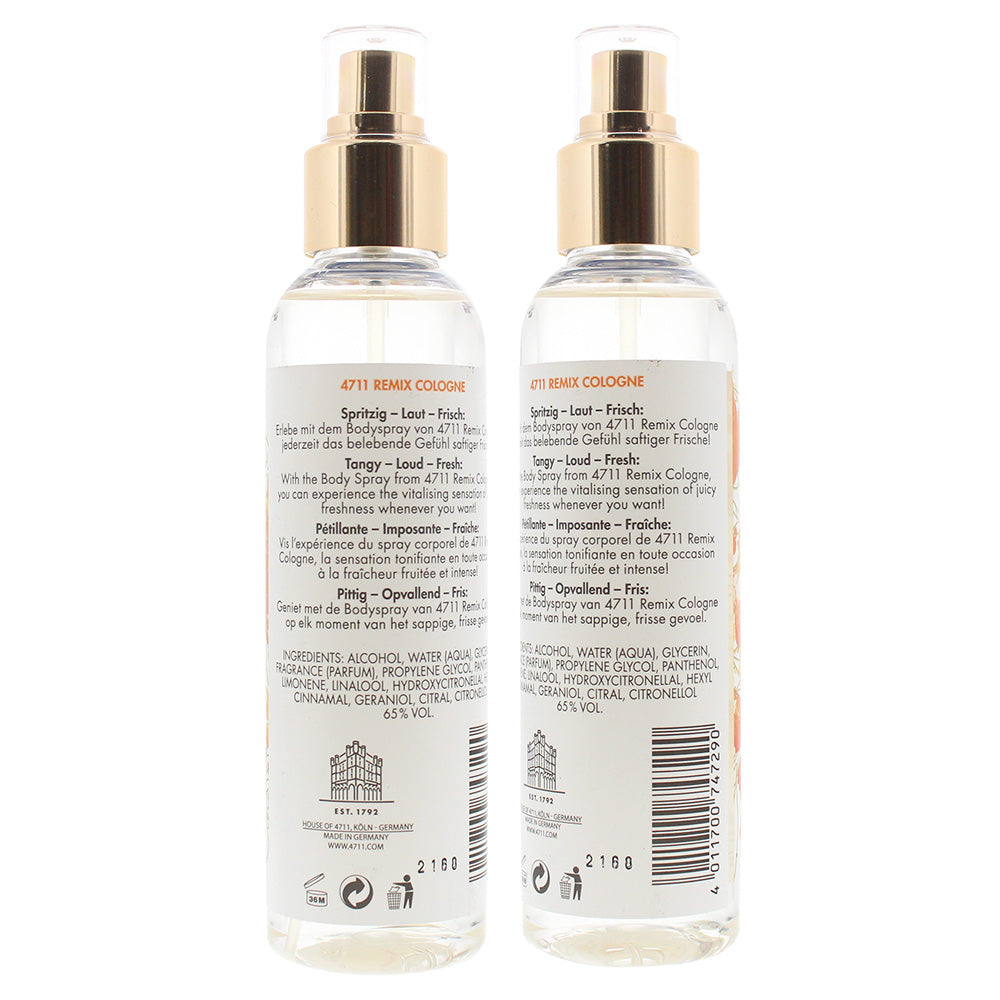4711 Remix 2018 Edition Body Spray 150ml