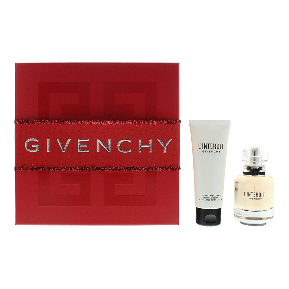 Givenchy L'interdit Eau de Parfum 2 Piece Gift Set: Eau de Parfum 50ml - Body Lo