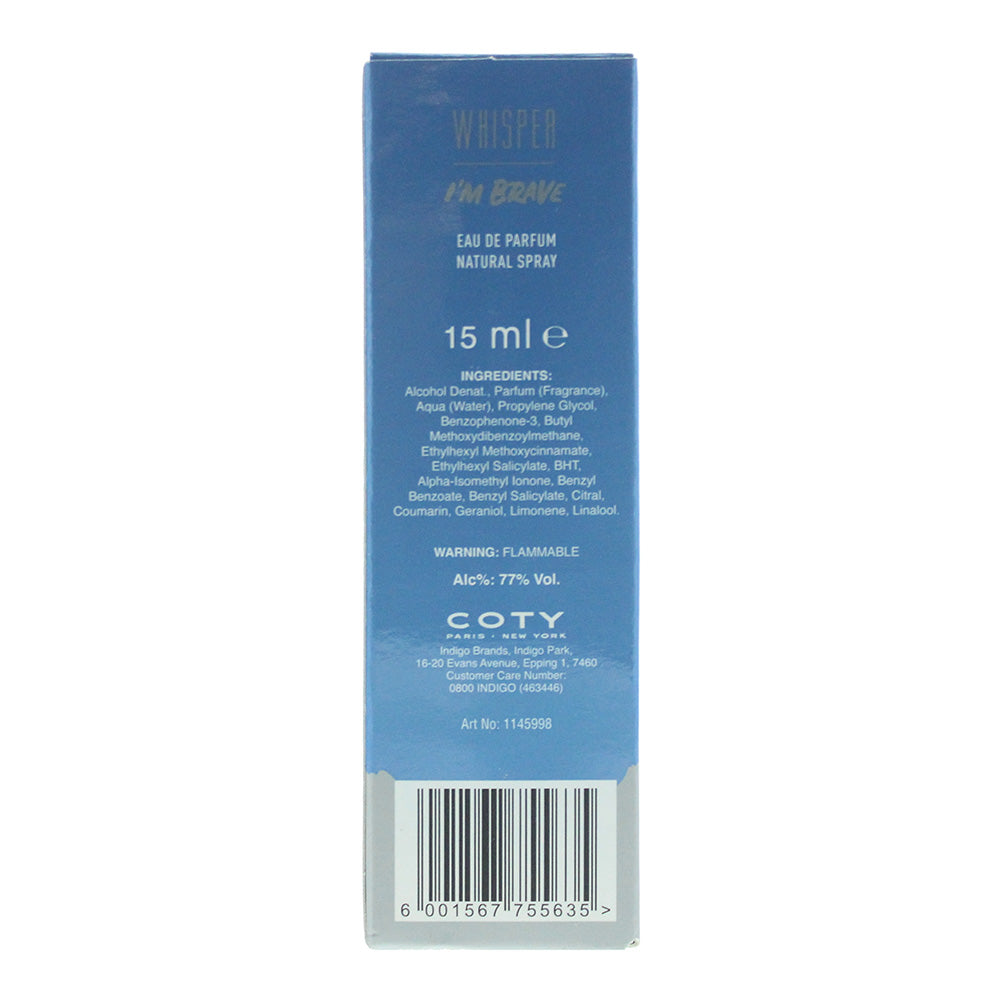 Coty Whisper I'm Brave Eau De Parfum 15ml
