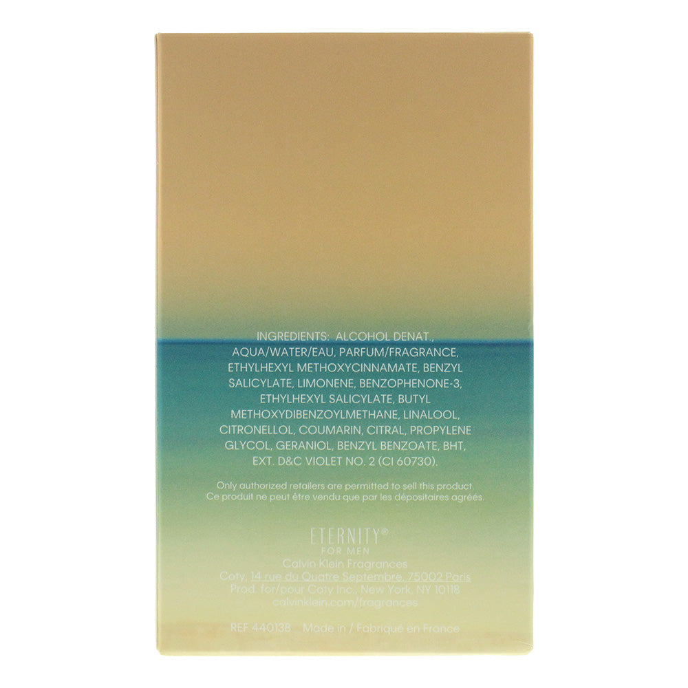 Calvin Klein Eternity For Men Summer Eau de Toilette 100ml