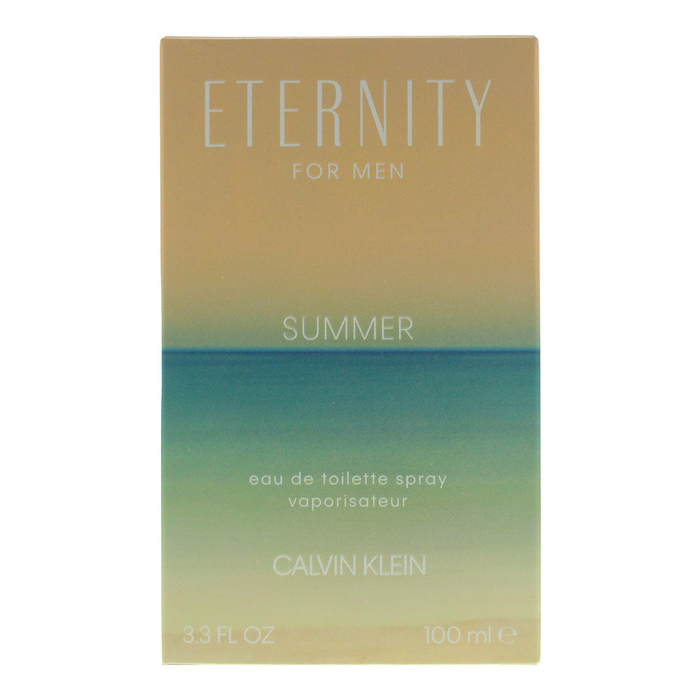 Calvin Klein Eternity For Men Summer Eau de Toilette 100ml - Box
