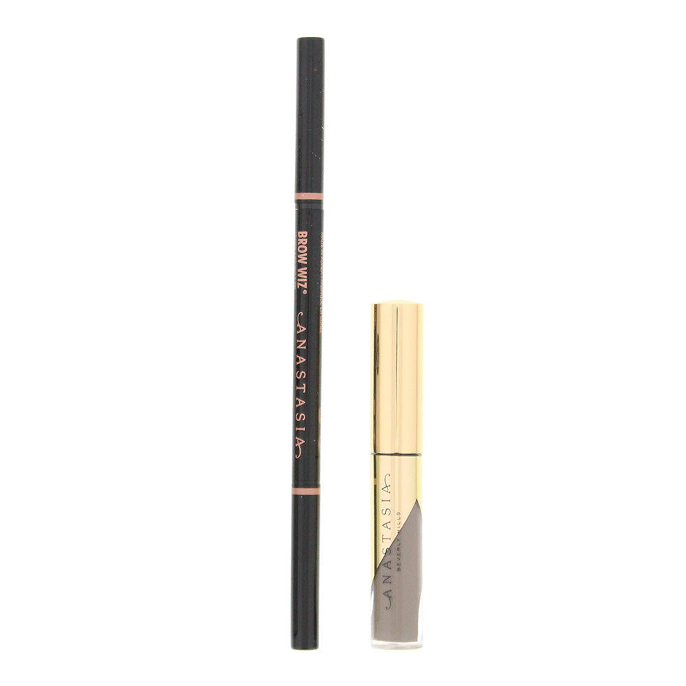 Anastasia Beverly Hills Perfect Your Brows Kit: - Taupe Wiz Brow - Mini Dip Brow Gel - Product