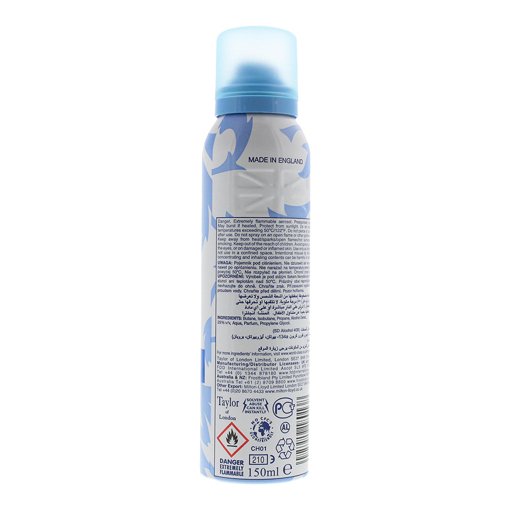 Taylor Of London Lace Body Spray 150ml - Ingredients