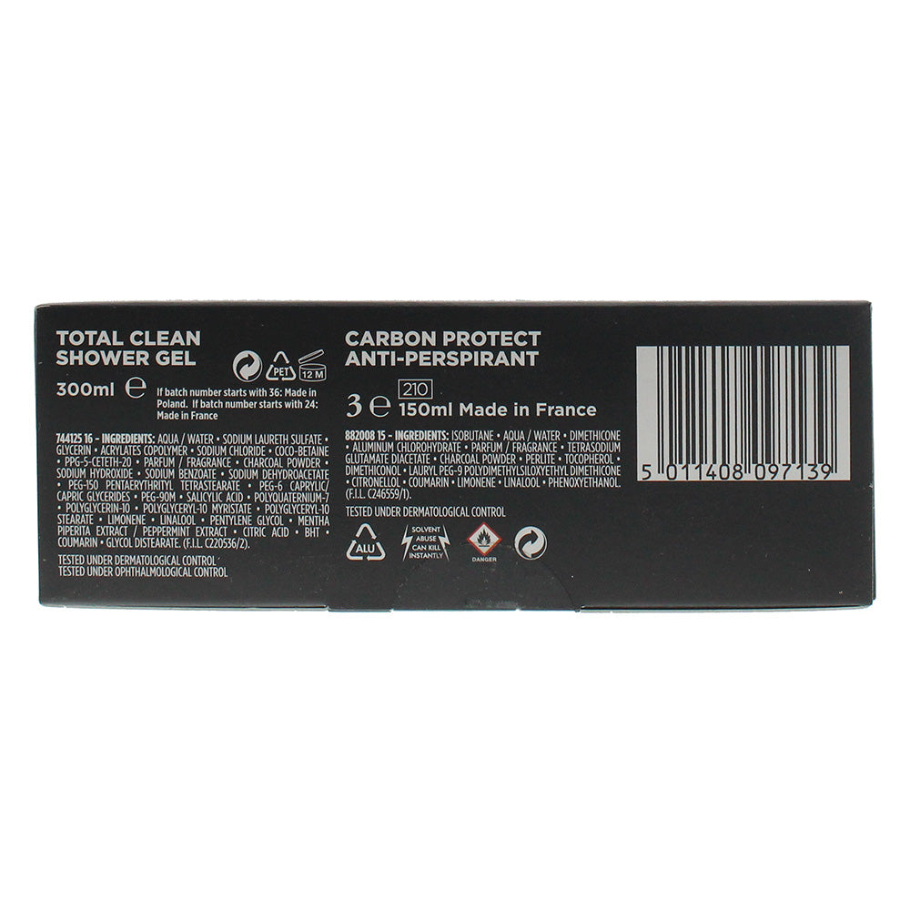 L'oreal Men Expert Carbon Power 2 Piece Gift Set: Shower Gel 300ml - Deodorant Spray 150ml