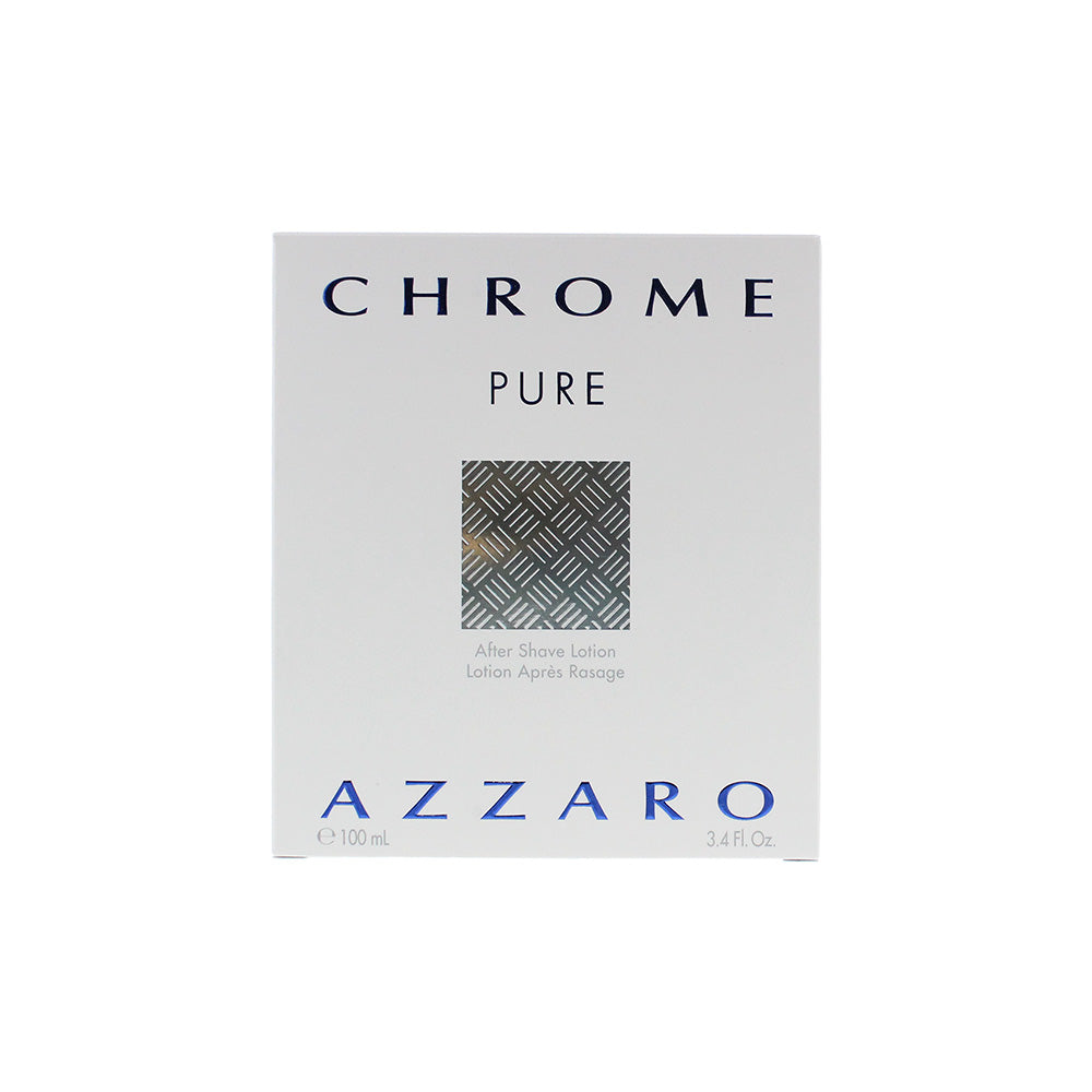 Azzaro Chrome Pure Aftershave Lotion 100ml - Box