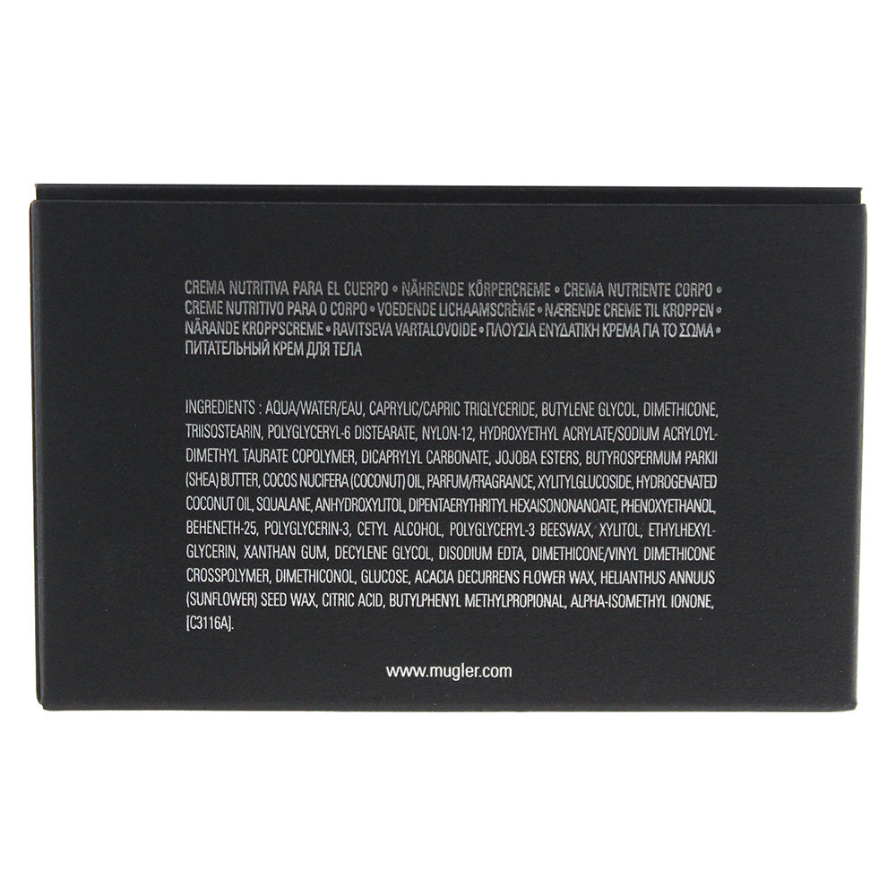 Mugler Les Exceptions Nourishing Body Cream 200ml - Ingredients